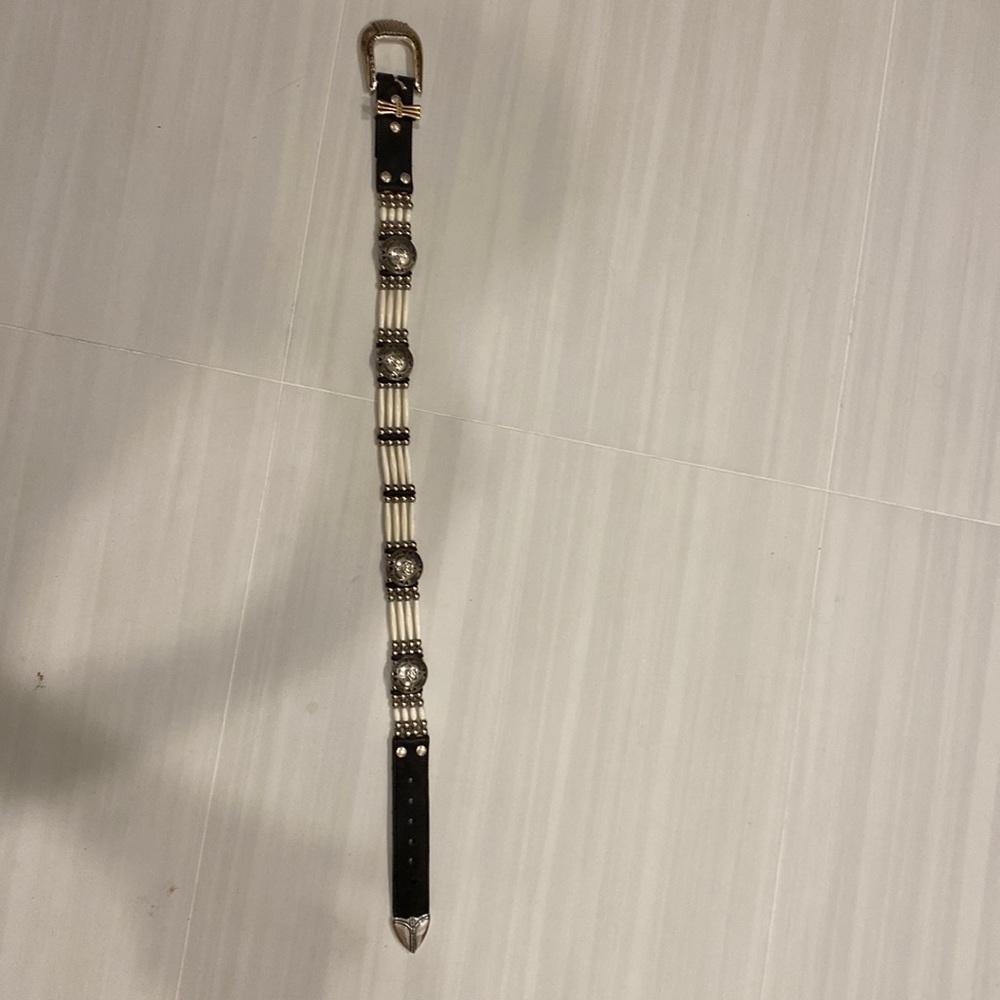 Women’s Beaded Bone Concho Belt